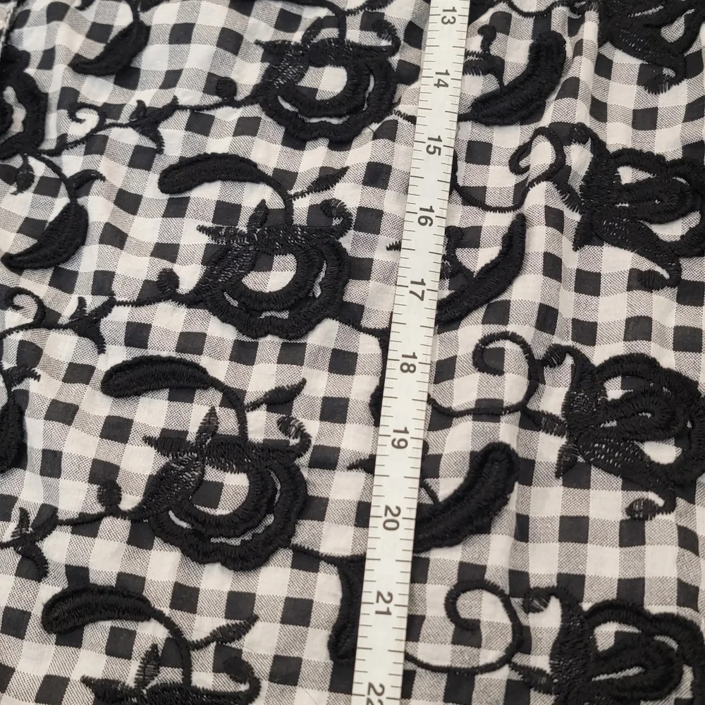 Anthropologie || Pilcro The Whitney Trapeze Buttondown Top Sz1x - Picture 6 of 7